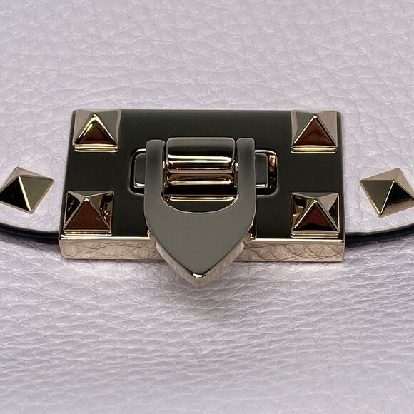 Valentino Garavani Small Rockstud Grainy Calfskin Crossbody Bag - Picture 7 of 12